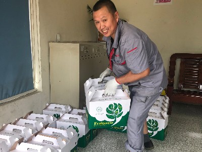 華龍剎車片廠家為員工發(fā)放夏季降溫慰問品